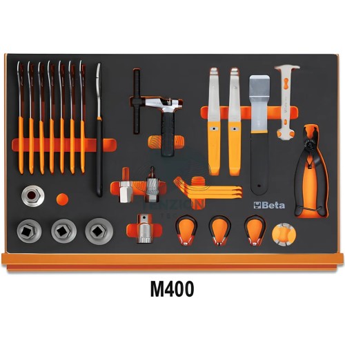 Assortimento 106 Utensili In Vassoio Morbido EVA Riparazioni Biciclette
