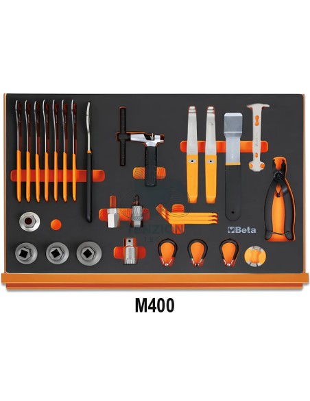 Assortimento 106 Utensili In Vassoio Morbido EVA Riparazioni Biciclette