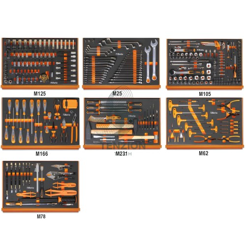 Assortimento 333 Utensili In Vassoio Morbido EVA Autoriparazioni