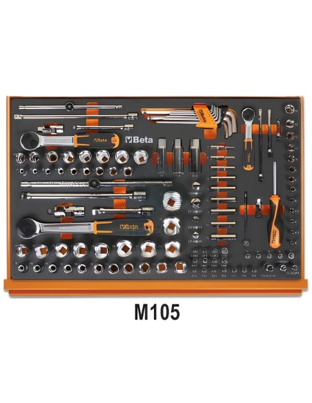 Assortimento 333 Utensili In Vassoio Morbido EVA Autoriparazioni