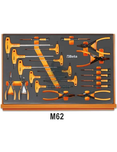 Assortimento 333 Utensili In Vassoio Morbido EVA Autoriparazioni