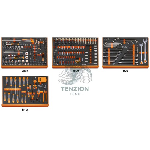 Assortimento 273 Utensili In Vassoio Morbido EVA Autoriparazioni