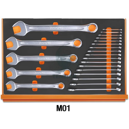 Assortimento 214 Utensili In Vassoio Morbido EVA Universali