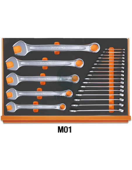 Assortimento 214 Utensili In Vassoio Morbido EVA Universali