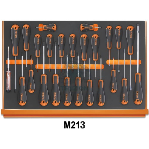 Assortimento 214 Utensili In Vassoio Morbido EVA Universali