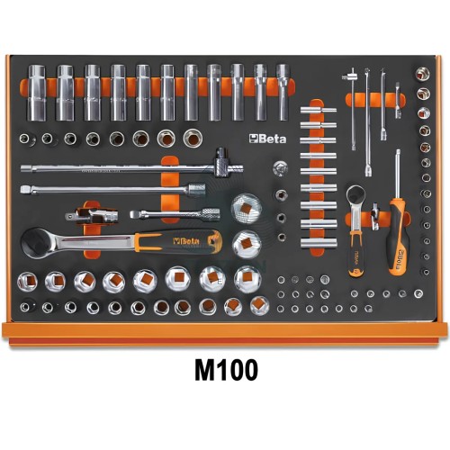 Assortimento 214 Utensili In Vassoio Morbido EVA Universali