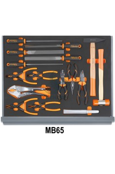 Assortimento 94 Utensili In Vassoio Morbido EVA Per Cassettiera C35 Elettrotecnica 2