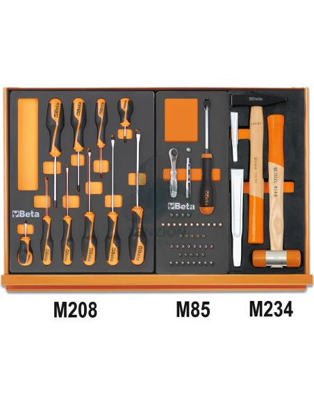 Assortimento 170 Utensili In Vassoio Morbido EVA Autoriparazioni
