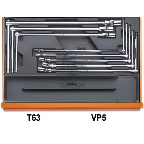Assortimento 102 Utensili In Termoformato Rigido ABS Autoriparazioni