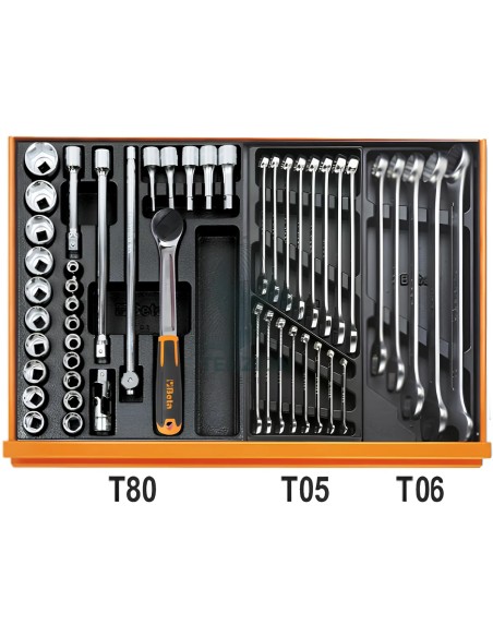 Assortimento 153 Utensili In Termoformato Rigido ABS Autoriparazioni