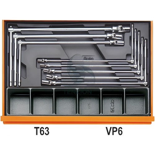 Assortimento 153 Utensili In Termoformato Rigido ABS Autoriparazioni