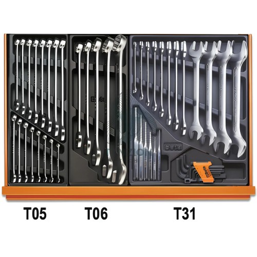 Assortimento 193 Utensili In Termoformato Rigido ABS Autoriparazioni
