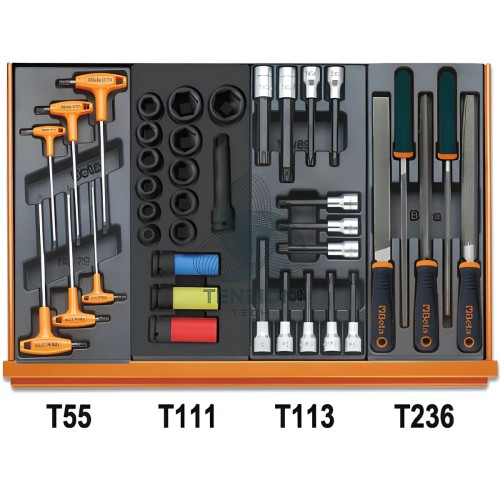 Assortimento 193 Utensili In Termoformato Rigido ABS Autoriparazioni