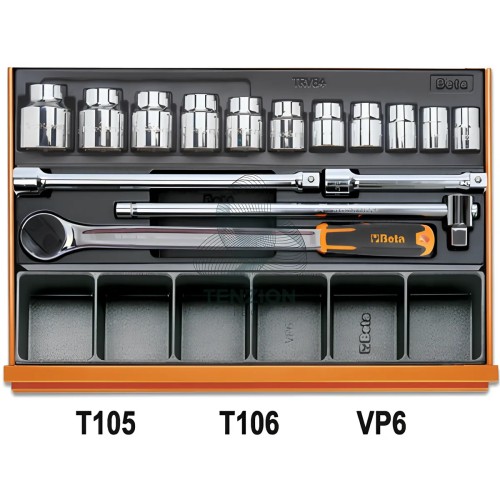 Assortimento 193 Utensili In Termoformato Rigido ABS Autoriparazioni