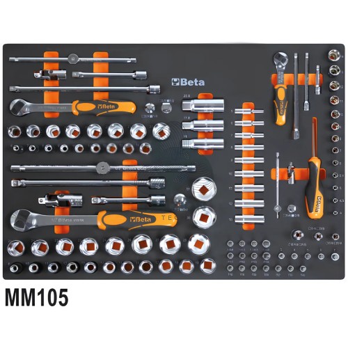 Assortimento 199 Utensili In Vassoio Morbido EVA Universali