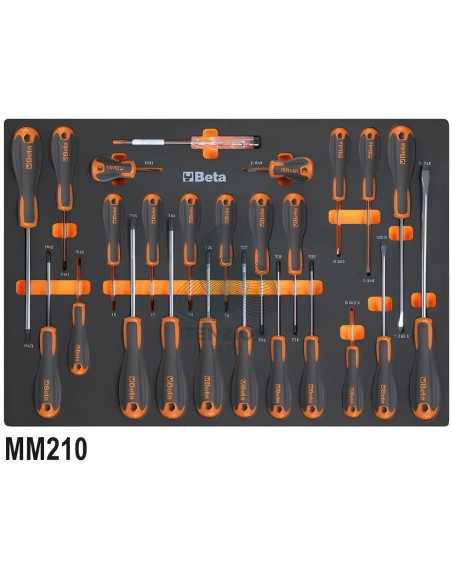 Assortimento 199 Utensili In Vassoio Morbido EVA Universali