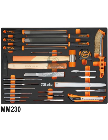 Assortimento 199 Utensili In Vassoio Morbido EVA Universali