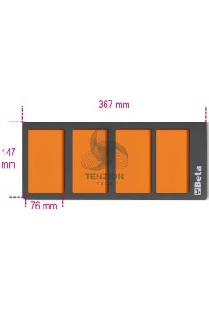 Termoformato Morbido EVA Con 4 Vaschette Portaminuterie