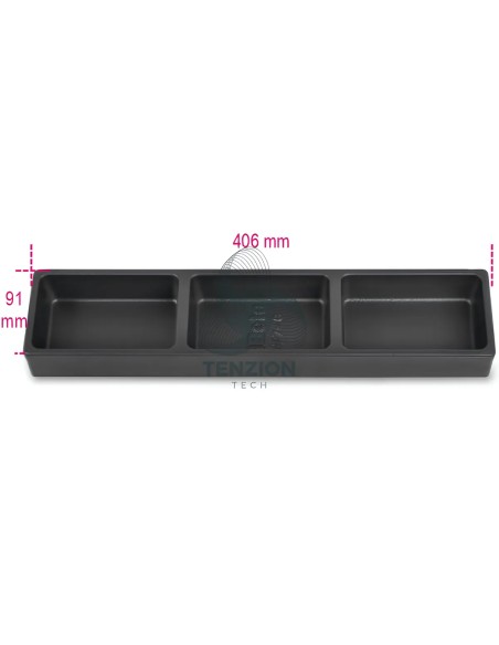 Termoformato Rigido ABS 3 Vaschette Portaminuterie Per Cassettiere Mobili Beta C45PRO 2.0