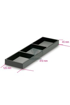 Termoformato Rigido ABS 3 Vaschette Portaminuterie Per Cassettiere Beta C04TSS-7 C45PRO 2.0