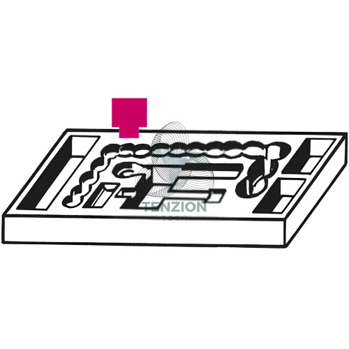 Termoformato Rigido ABS Per Bussole Accessori 1/2"