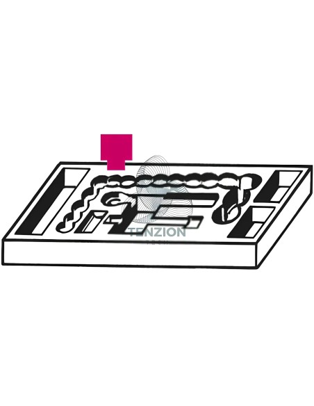 Termoformato Rigido ABS Per Bussole Accessori 1/2"