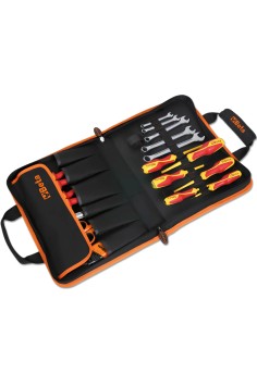 Assortimento 24 Utensili Per Elettricisti In Valigetta Tessuto Tecnico