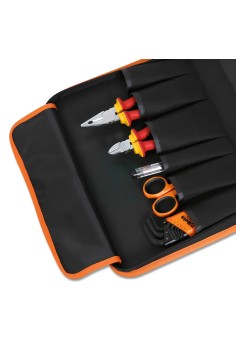 Assortimento 24 Utensili Per Elettricisti In Valigetta Tessuto Tecnico 2