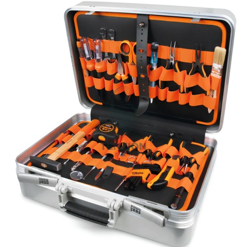 Assortimento 98 Utensili Per Elettronica Elettrotecnica In Valigia Alluminio