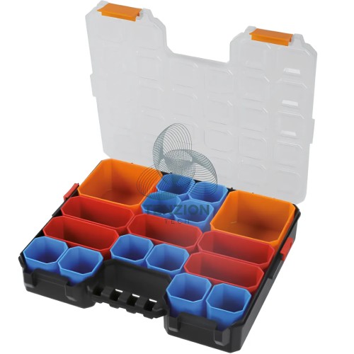 Valigia Organizer Con 17 Vaschette Portaminuteria Asportabili