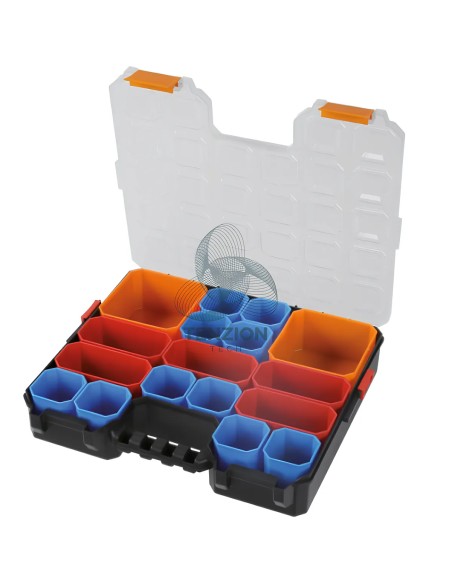 Valigia Organizer Con 17 Vaschette Portaminuteria Asportabili