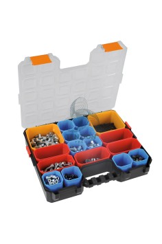 Valigia Organizer Con 17 Vaschette Portaminuteria Asportabili 2