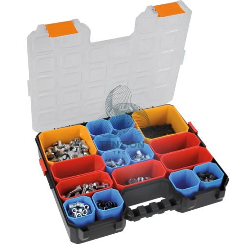 Valigia Organizer Con 17 Vaschette Portaminuteria Asportabili