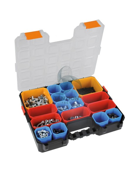 Valigia Organizer Con 17 Vaschette Portaminuteria Asportabili