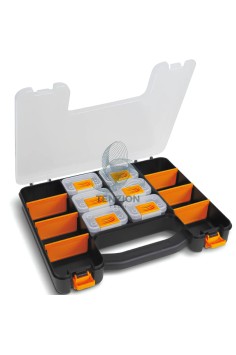 Valigia Organizer Con 6 Vaschette Asportabili Divisori Regolabili