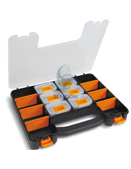 Valigia Organizer Con 6 Vaschette Asportabili Divisori Regolabili