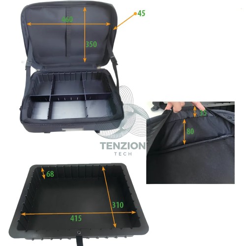 Assortimento 49 Utensili In Borsa Portautensili Tessuto Tecnico
