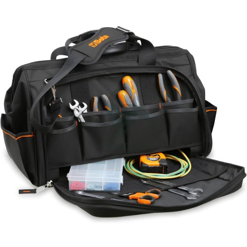 Assortimento 74 Utensili In Borsa Portautensili Tessuto Tecnico