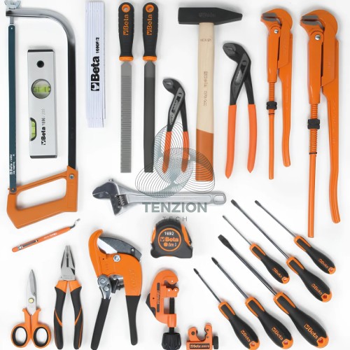 Assortimento 24 Utensili Per Manutentori Idraulica In Borsa Portautensili