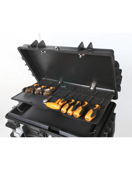 Assortimento 109 Utensili In Trolley Portautensili In Polipropilene Con 4 Cassetti