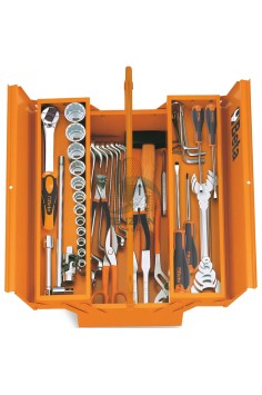Assortimento 74 Utensili In Cestello Estendibile 3 Scomparti In Lamiera 2