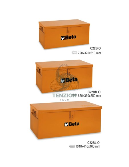 Baule Portautensili In Lamiera 1010x410x400mm