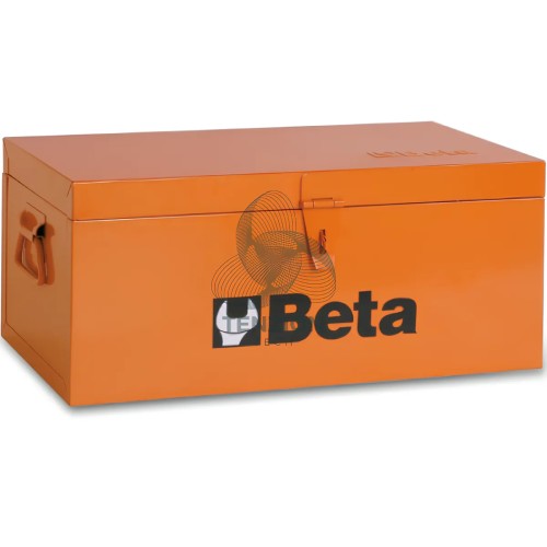 Baule Portautensili In Lamiera Rivestimento Interno Legno 690x300x360mm