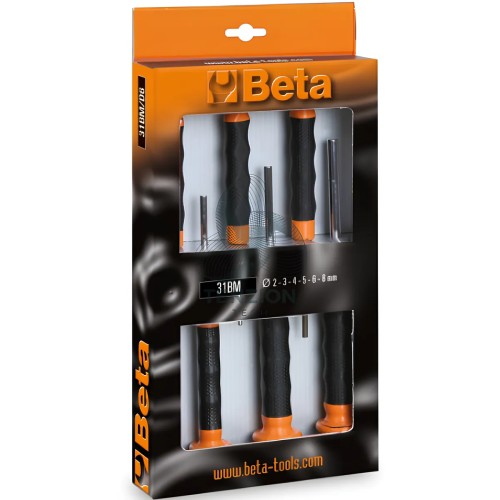 Set 6 Cacciaspine Cromati Con Impugnatura 2–8mm