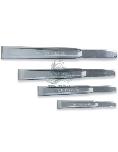 Set 4 Scalpelli Nervati Cromati 150–300mm