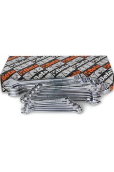 Set 17 Chiavi Combinate A Forchetta E Poligonale 1/4"-1.1/8"