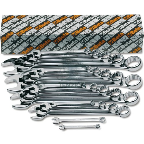 Set 21 Chiavi Combinate A Forchetta E Poligonale Lucide 6-32mm
