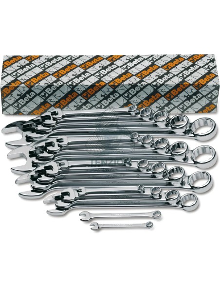 Set 21 Chiavi Combinate A Forchetta E Poligonale Lucide 6-32mm