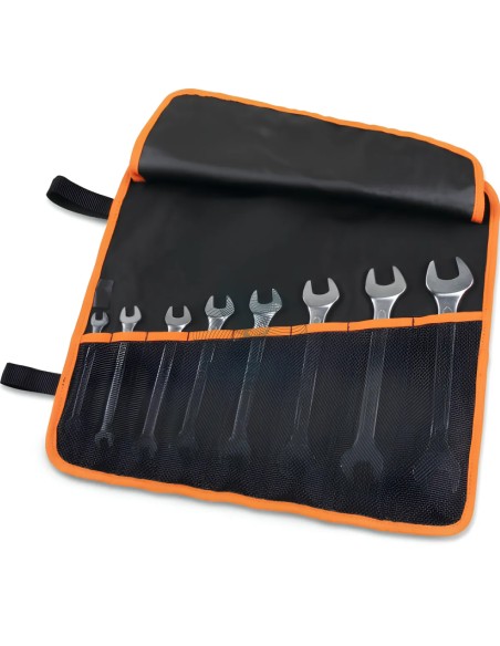 Set 8 Chiavi A Forchetta Doppia Cromate 6x7-20x22mm In Busta