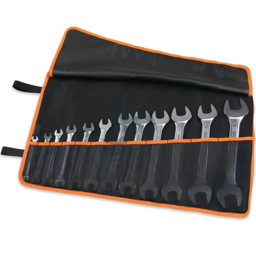 Set 12 Chiavi A Forchetta Doppia Cromate 6x7-30x32mm In Busta